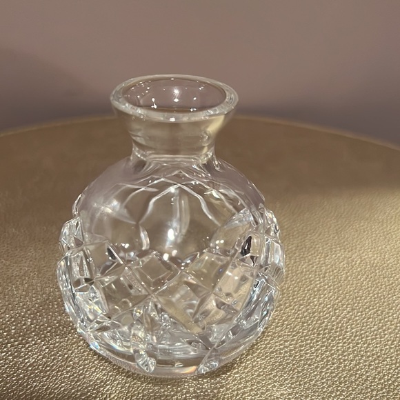 Waterford Crystal Lismore Round Perfume Bottle & Stopper Signed - Picture 5 of 15